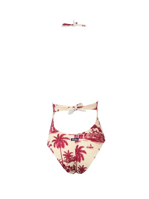 Costume intero Marylin con stampa Toile de Jouy Mc2 Saint Barth | MARYLIN02735H RD ST BARTH JOUY 10